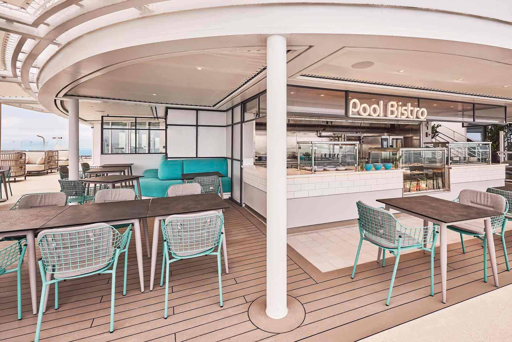 Mein Schiff Relax Pool Bistro