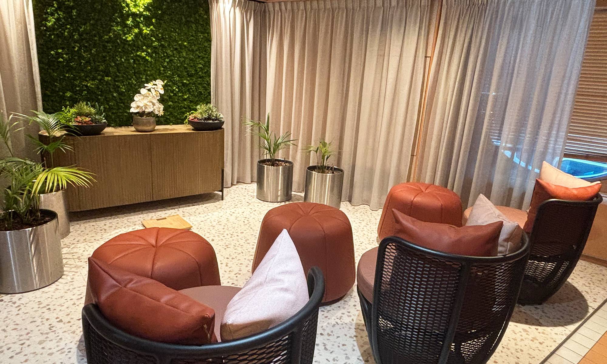 MS Belvedere Ruhebereich im Wellnessbereich