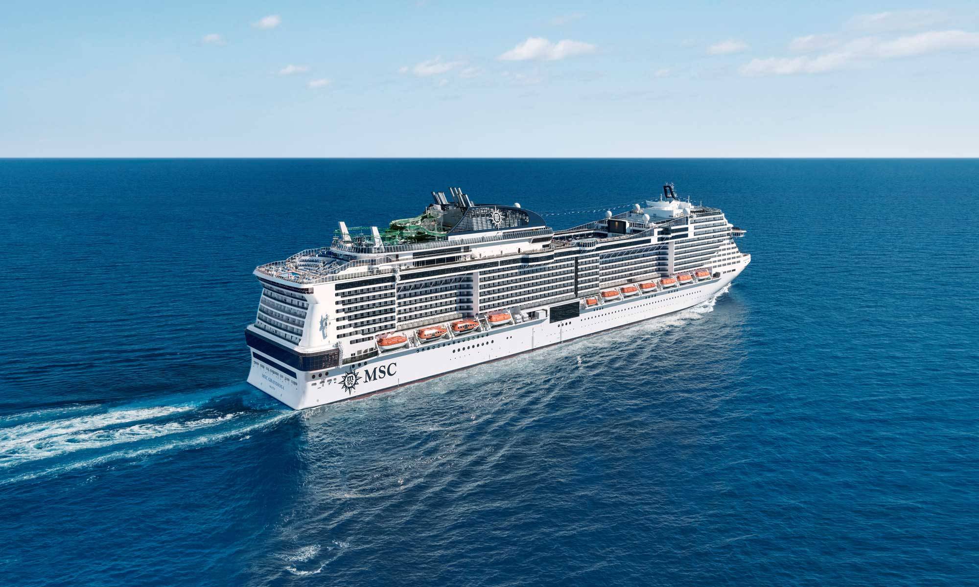 MSC Grandiosa Außenansicht
