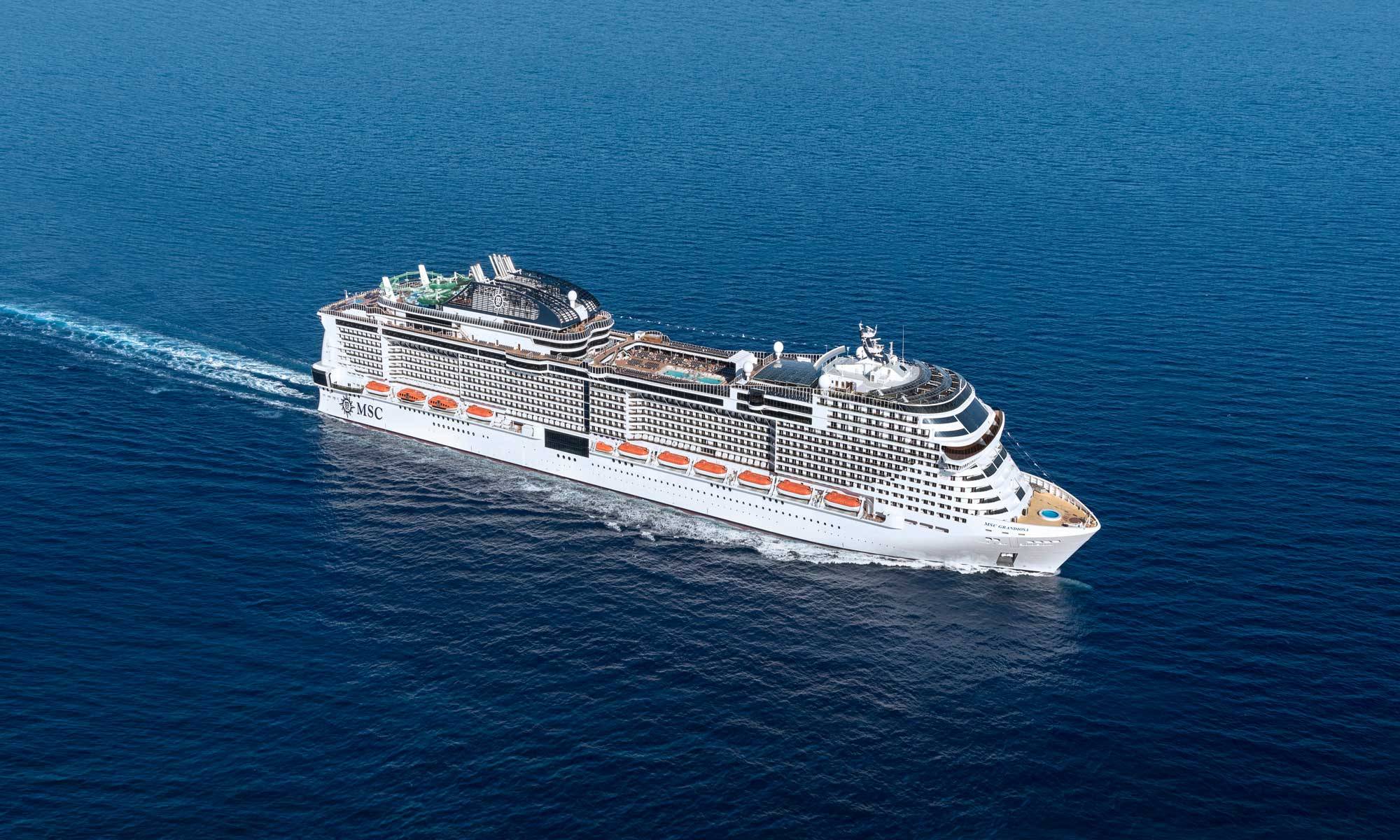 MSC Grandiosa Außenansicht