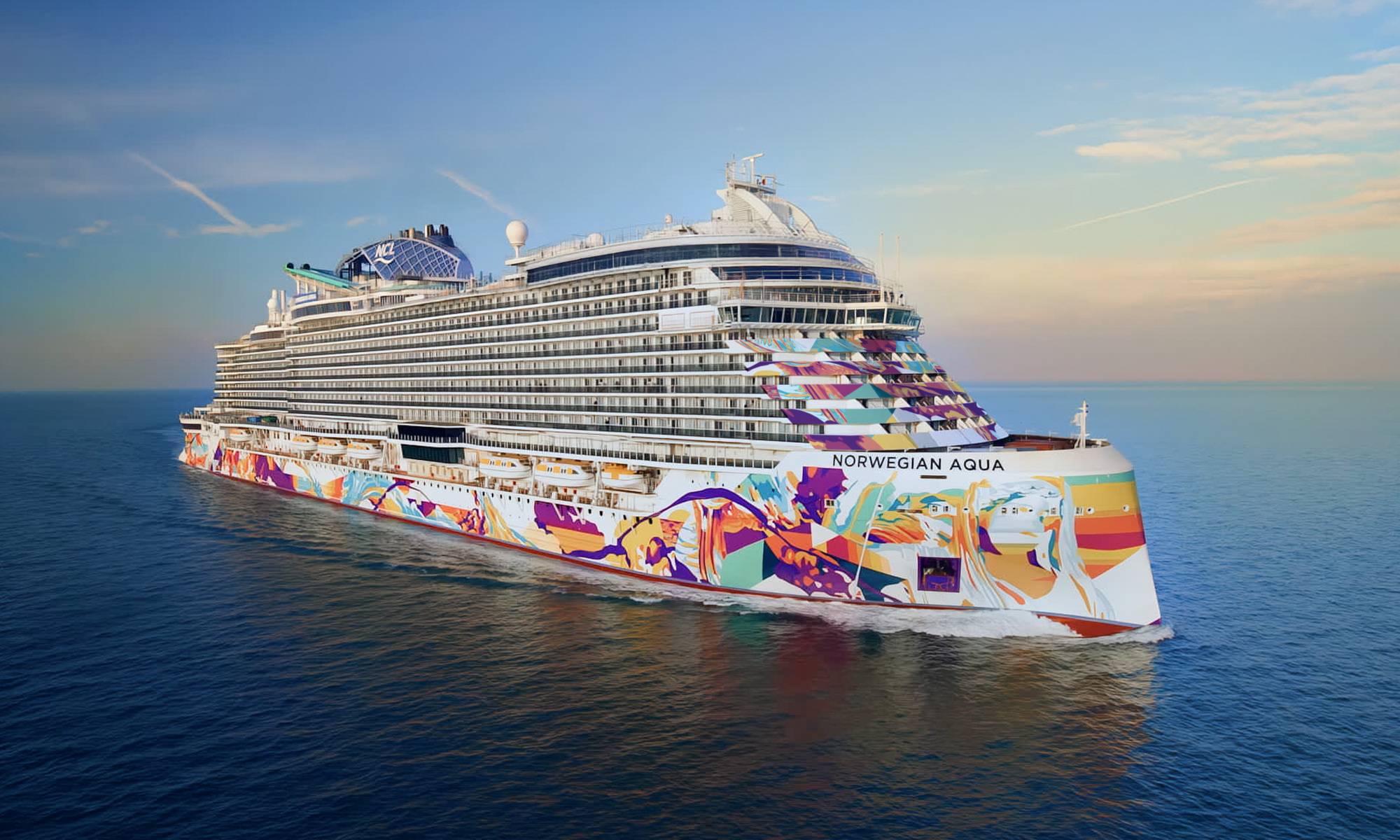 Norwegian Aqua ship view