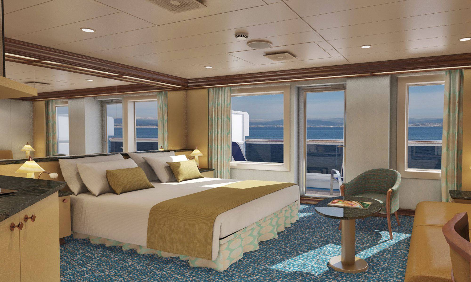 Carnival Magic Cloud 9 Suite Schlafzimmer