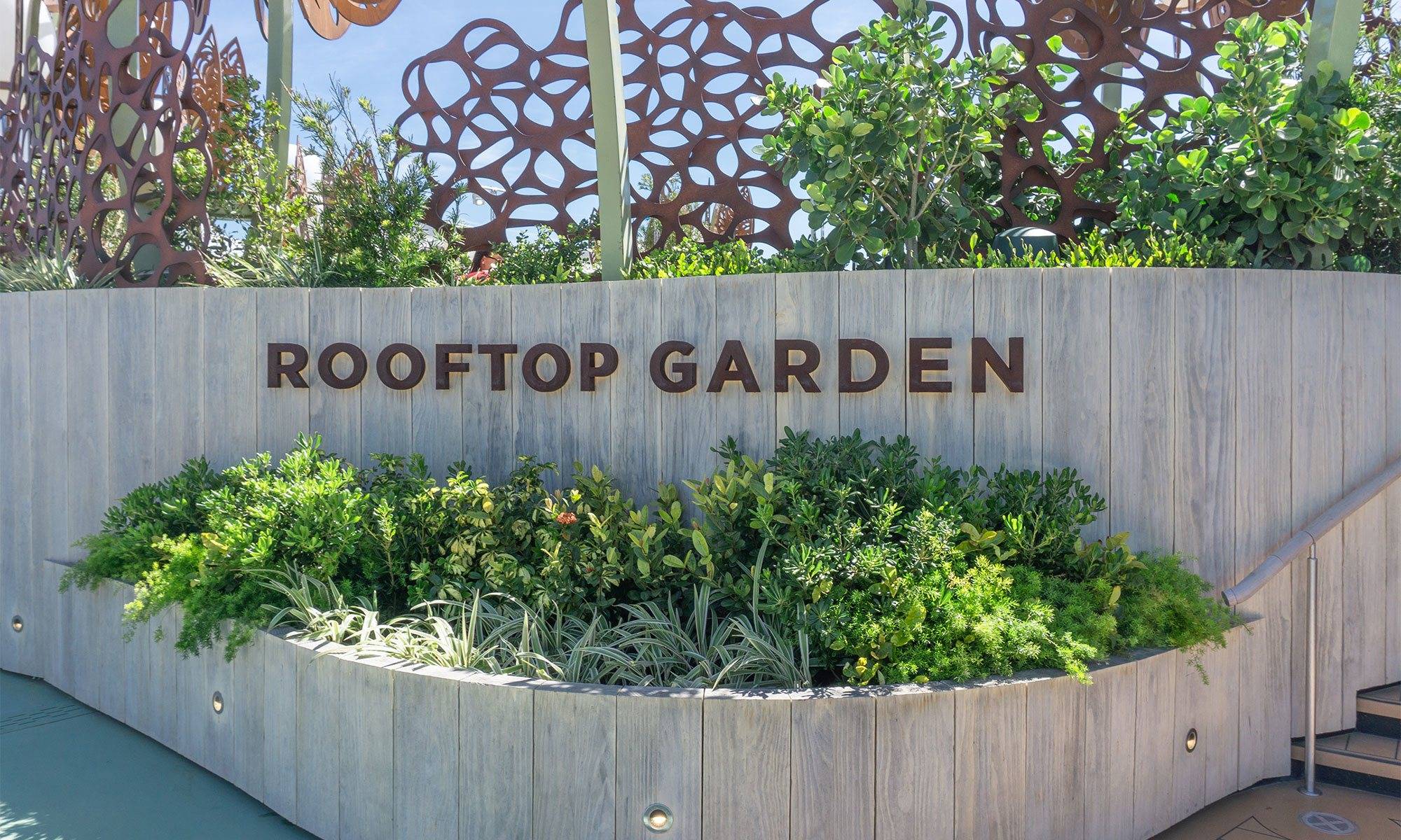 Celebrity Edge Rooftop Garden