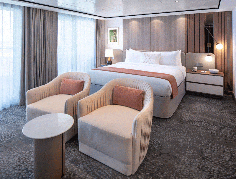 Celebrity Silhouette Penthouse Suite Schlafzimmer