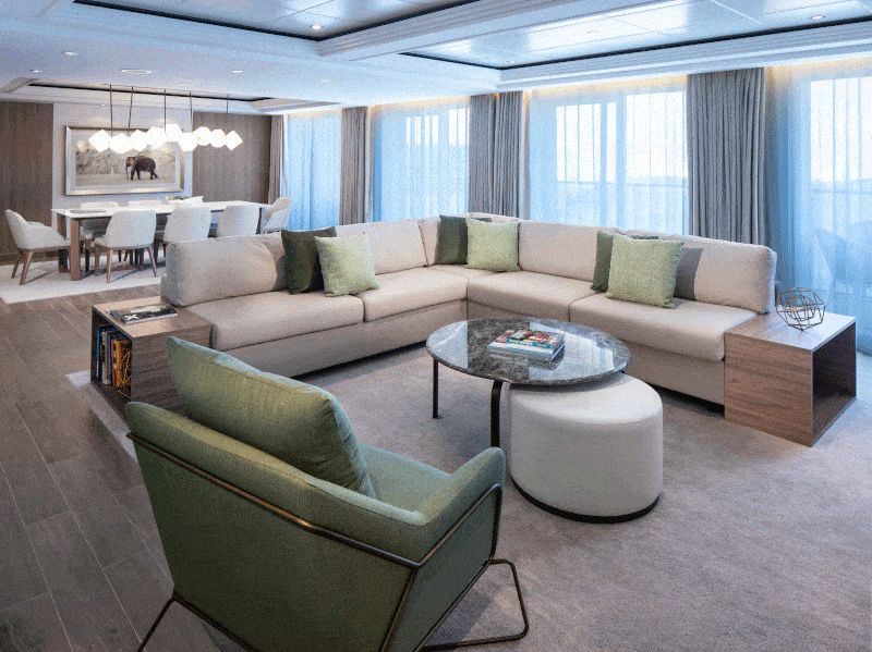 Celebrity Silhouette Penthouse Suite Wohnzimmer