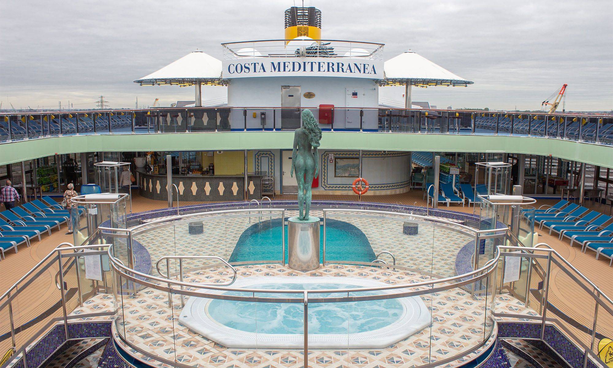 Costa Mediterranea Pool Deck