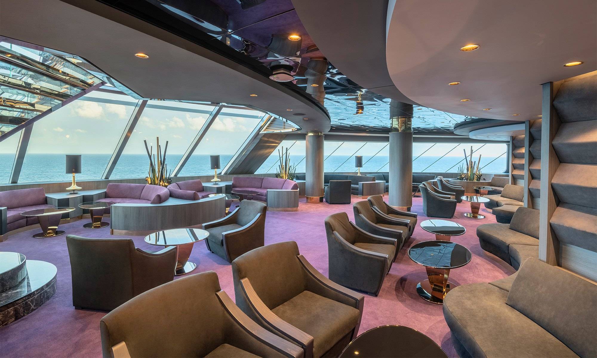 MSC Bellissima Top Sail Lounge
