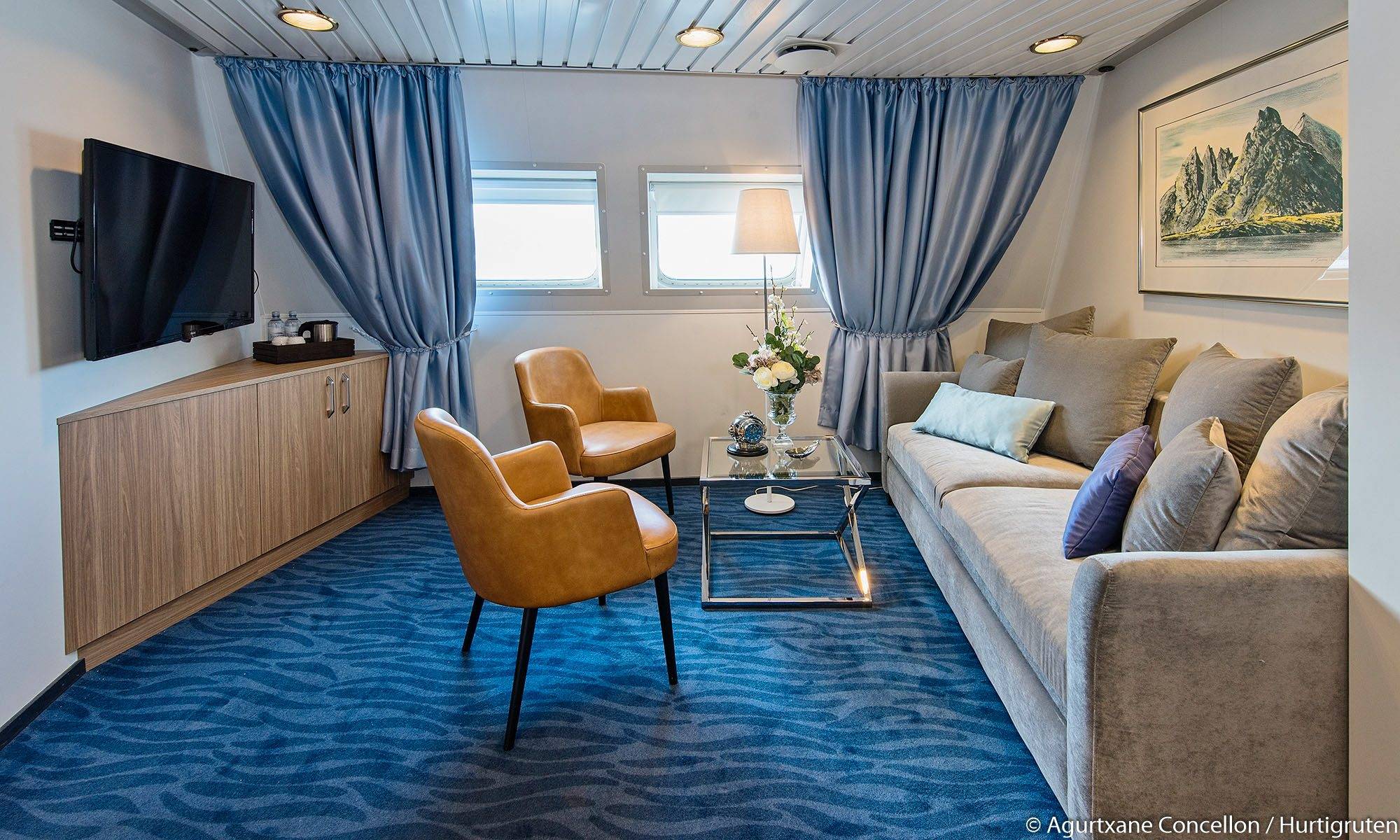 Nordnorge Expedition Suite Wohnbereich