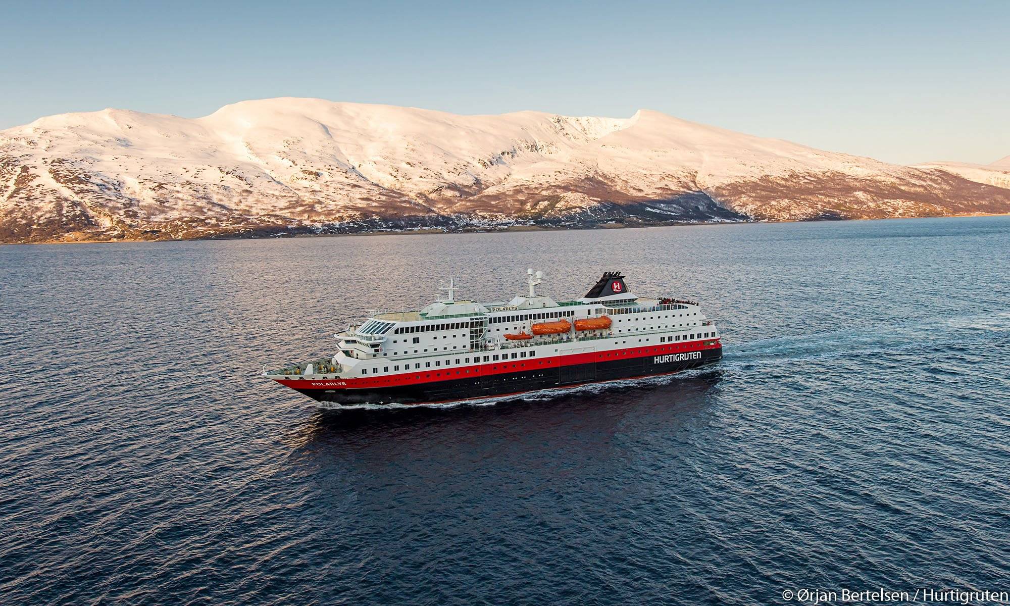 Polarlys view of the ship