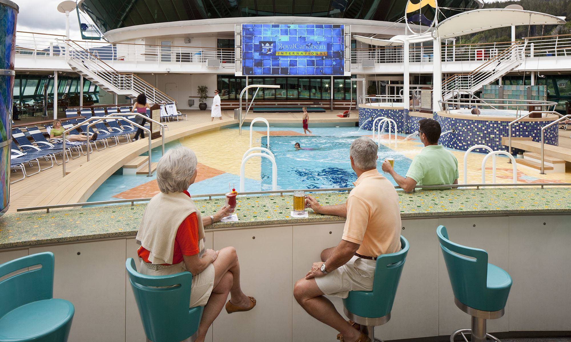 Radiance of the Seas Outdoor Movie Screen