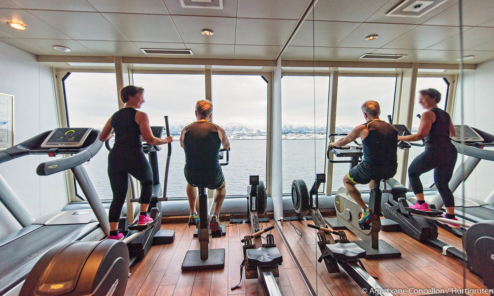 Trollfjord Fitness Raum