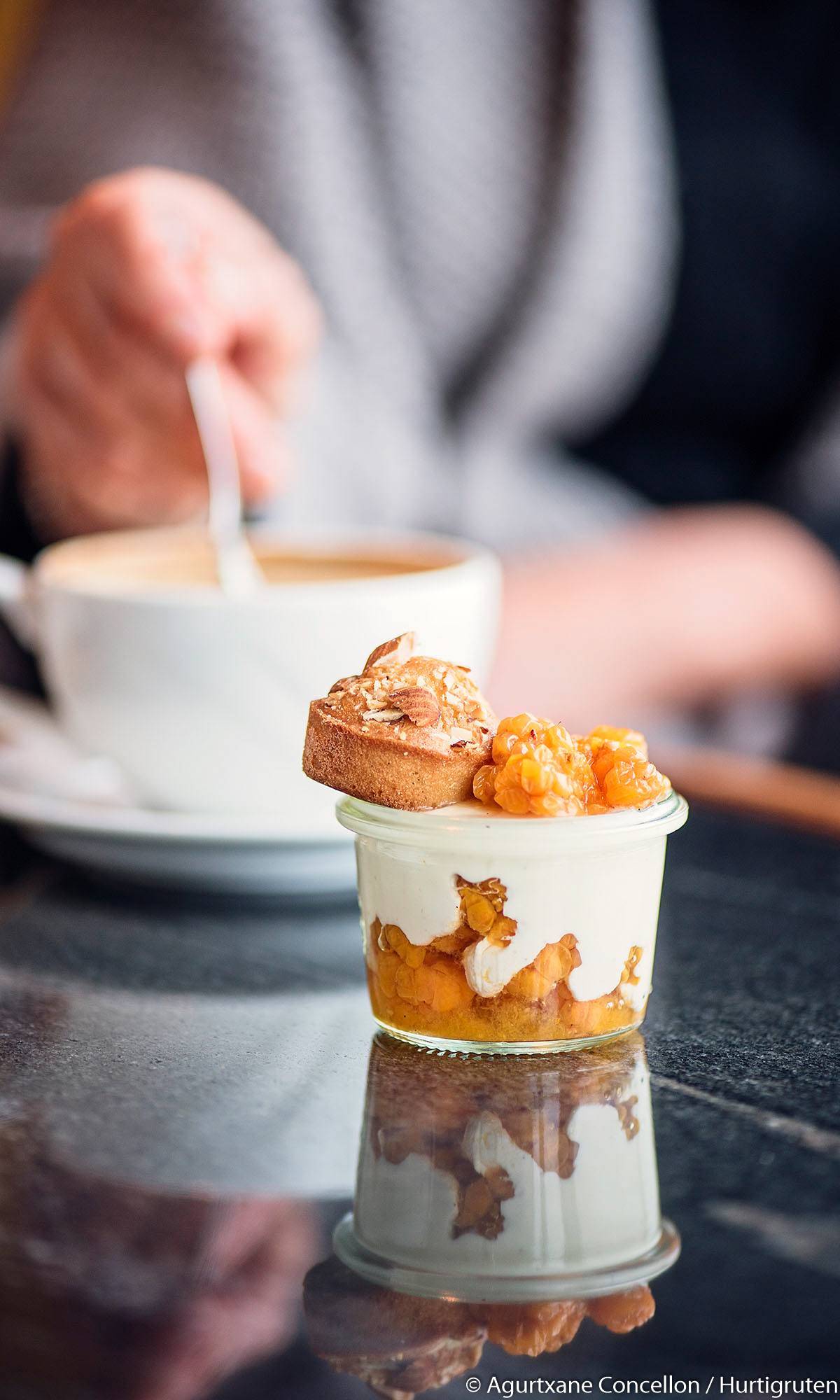 Trollfjord Restaurant Dessert