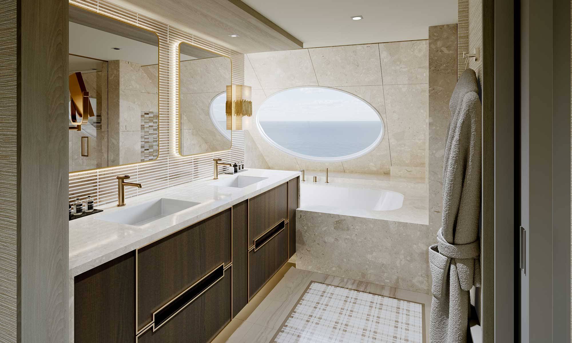 Seven Seas Prestige Grand Suite Badezimmer
