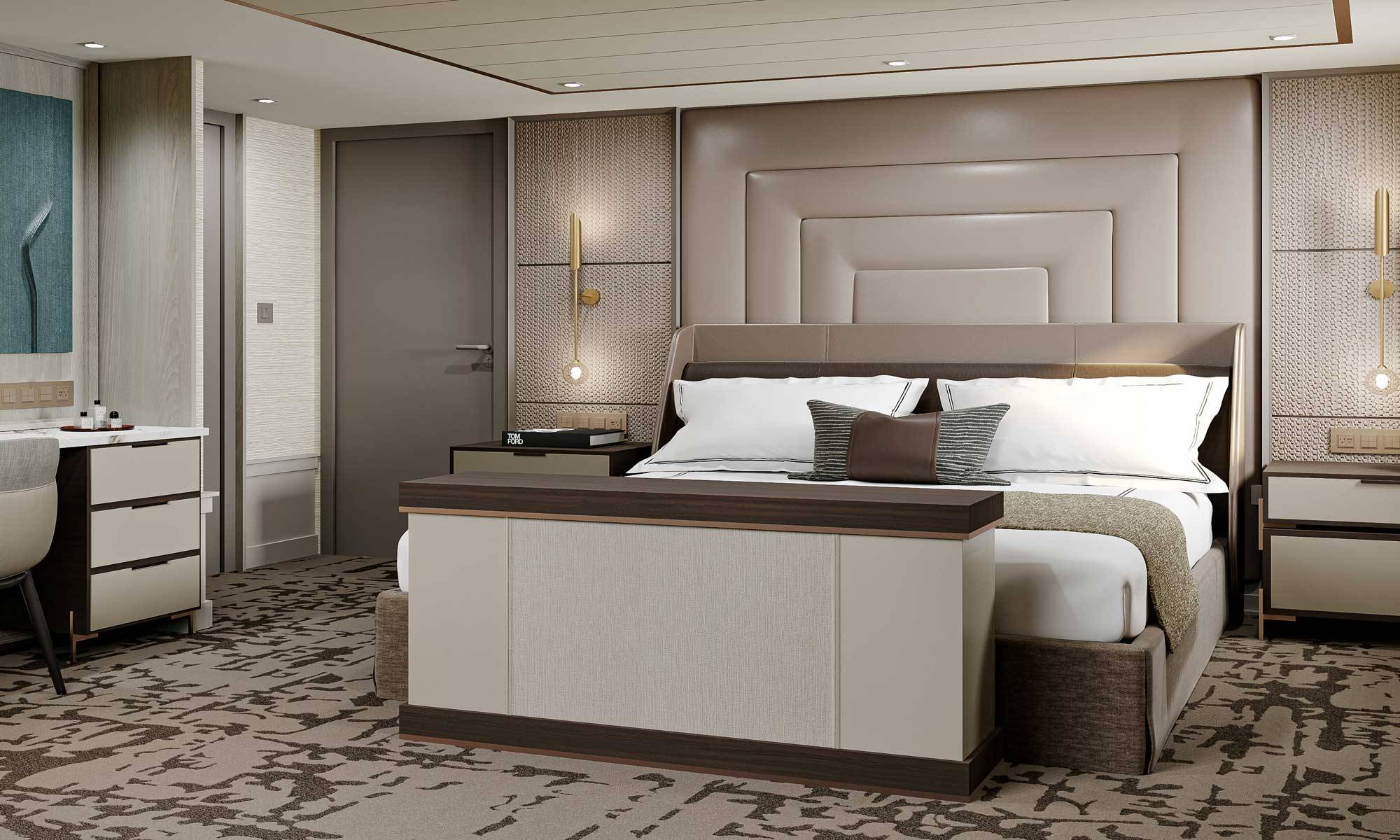 Seven Seas Prestige Grand Suite Schlafzimmer