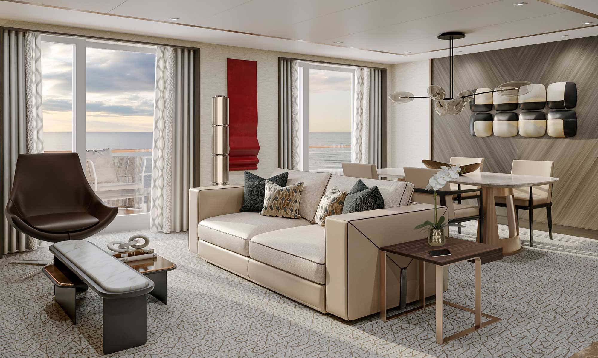 Seven Seas Prestige Suite Wohnzimmer