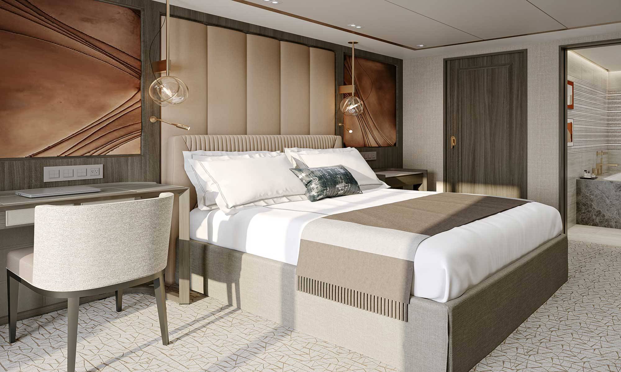 Seven Seas Prestige Suite Schlafzimmer