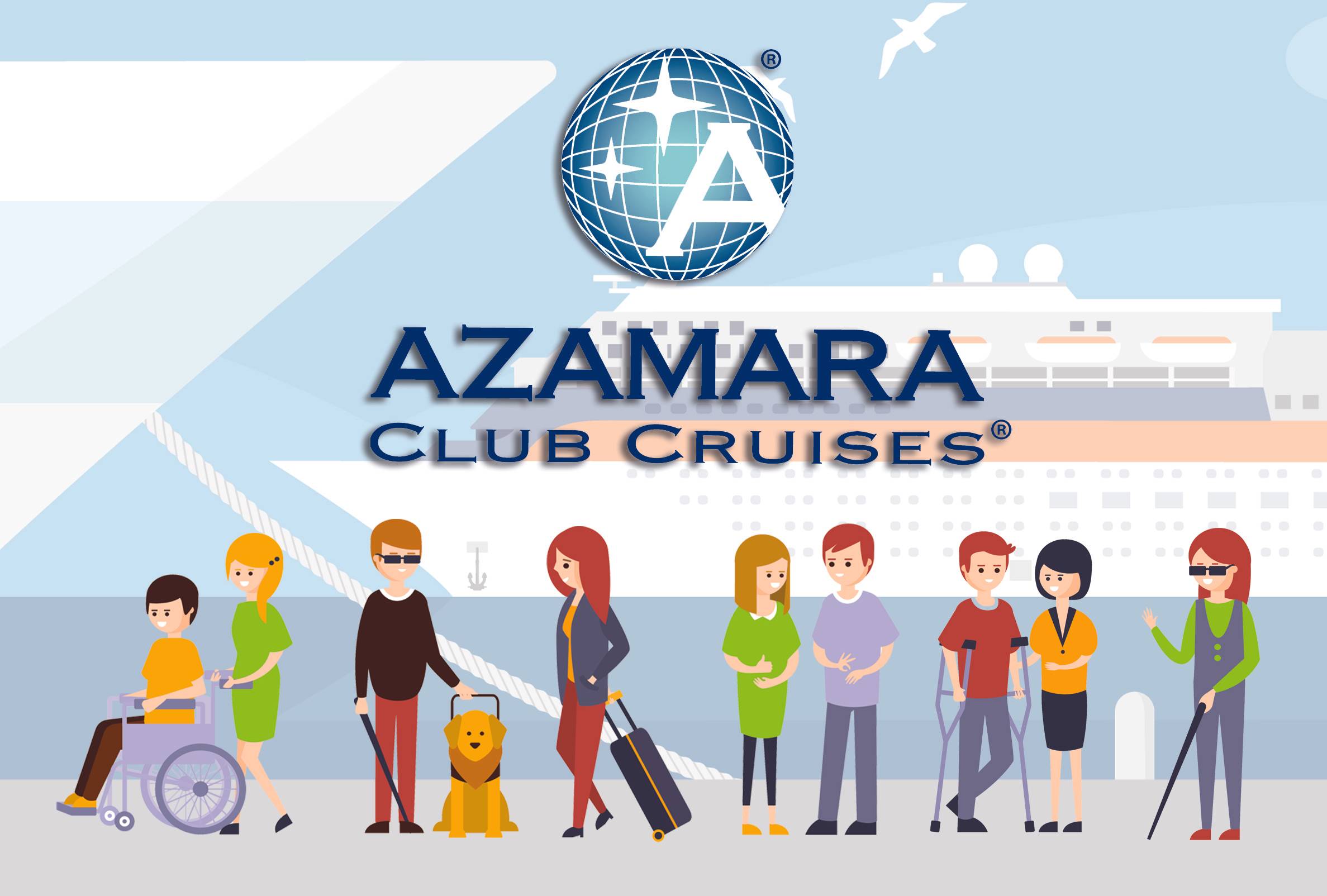 Mit Handicap bei Azamara Club Cruises