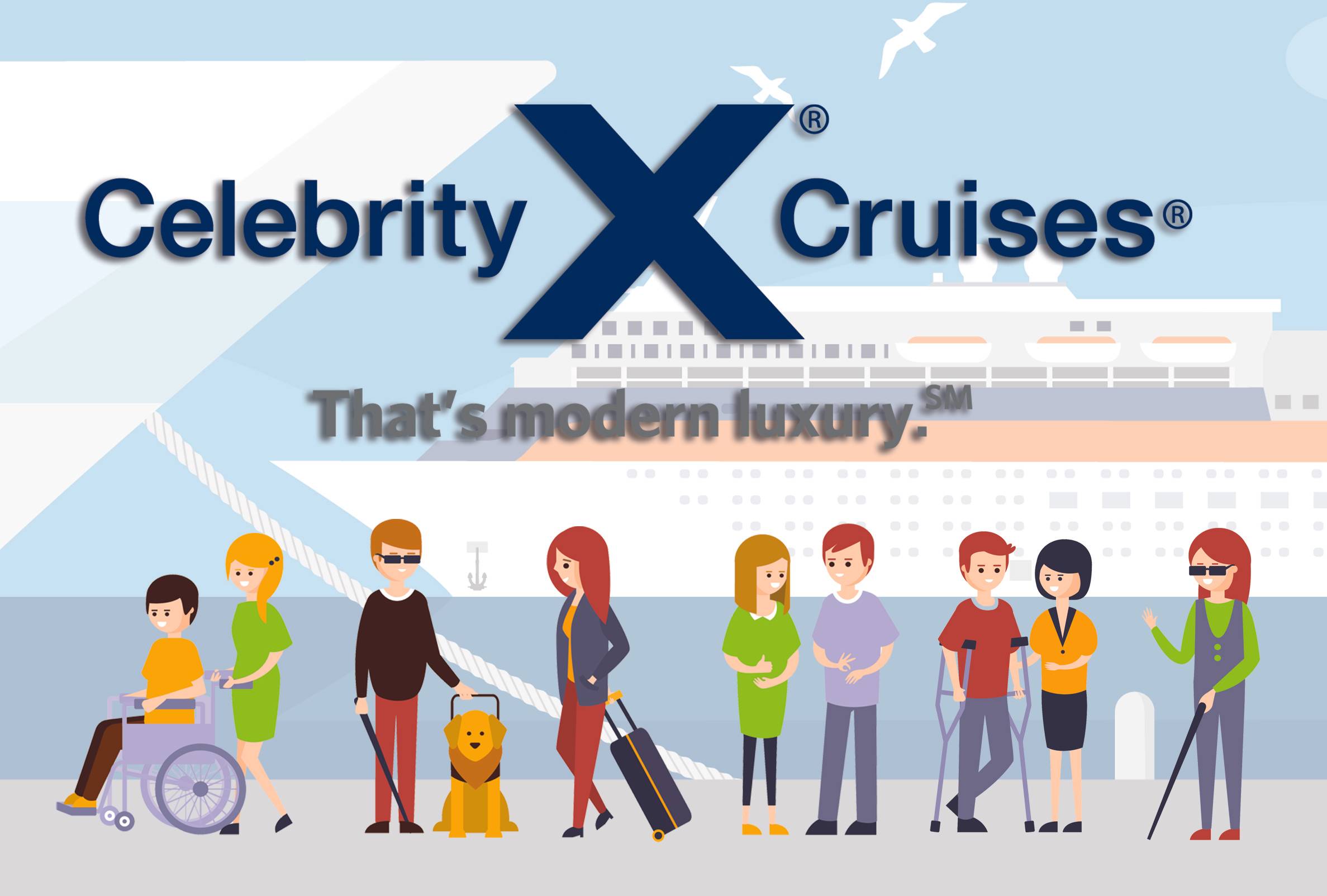 Mit Handicap bei Celebrity Cruises