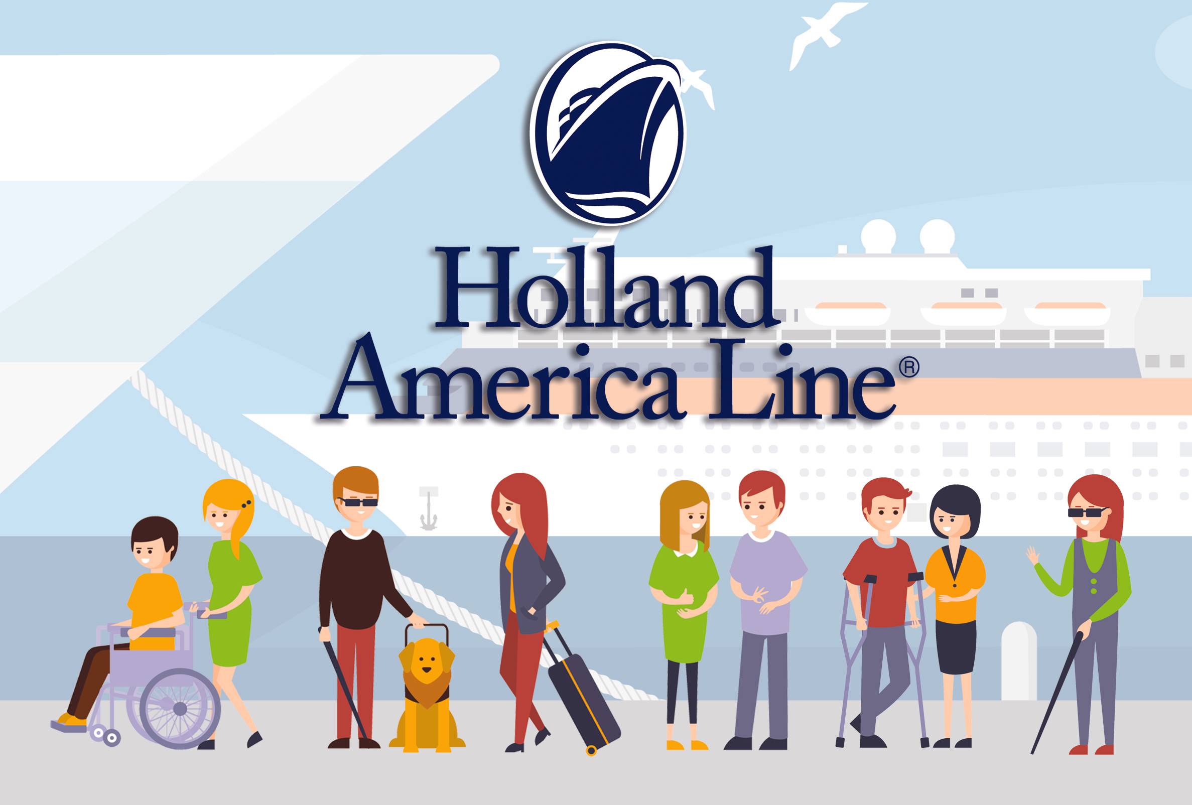 Mit Handicap bei Holland America Line