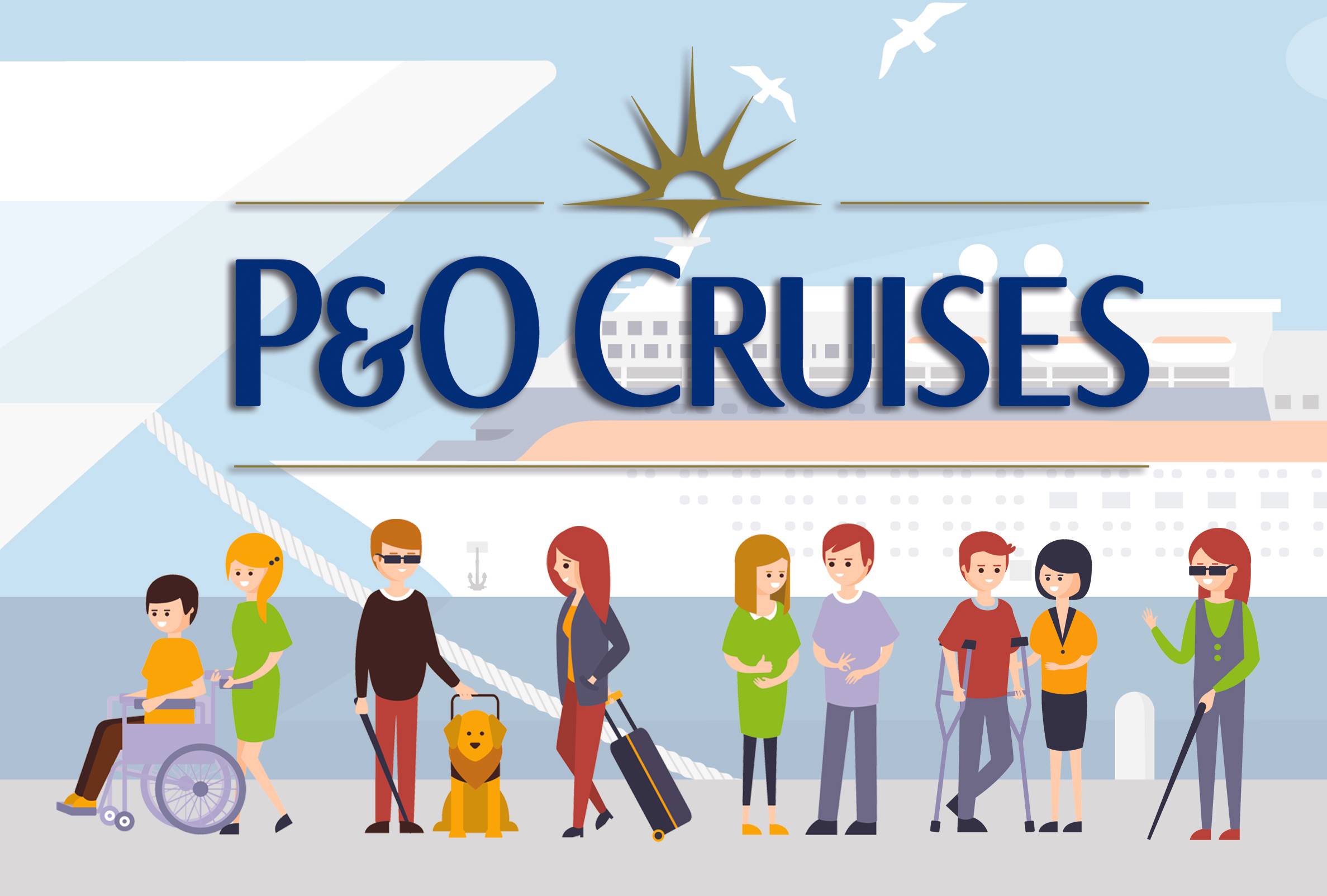 Mit Handicap bei P&O Cruises