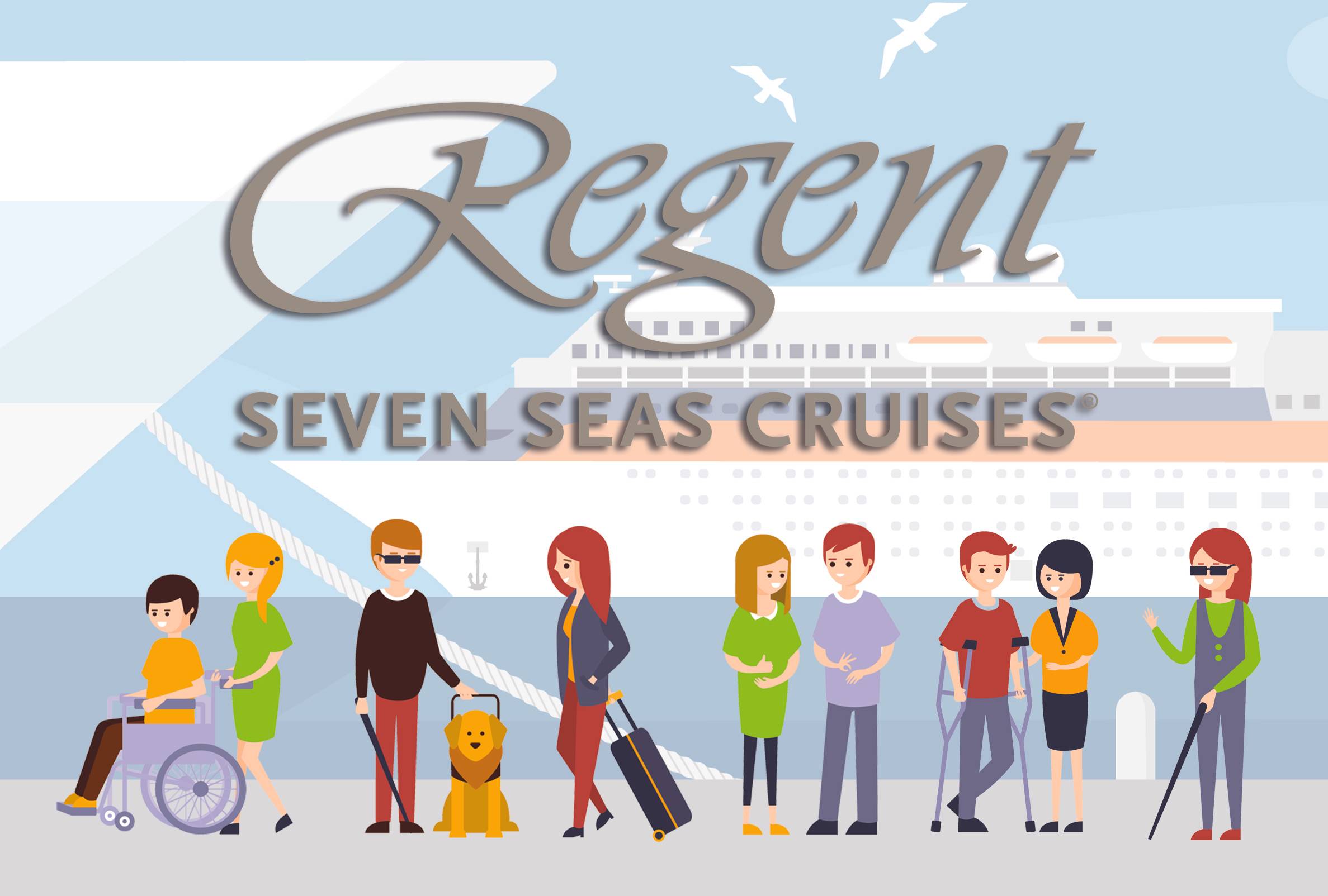 Mit Handicap bei Regent Seven Seas Cruises