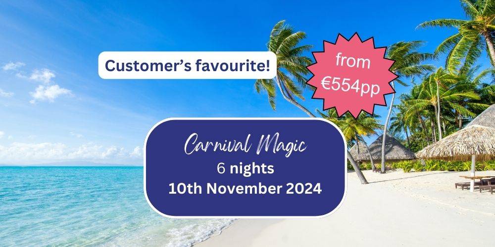 Customers favourite Carnival Magic Nov24 more expensive